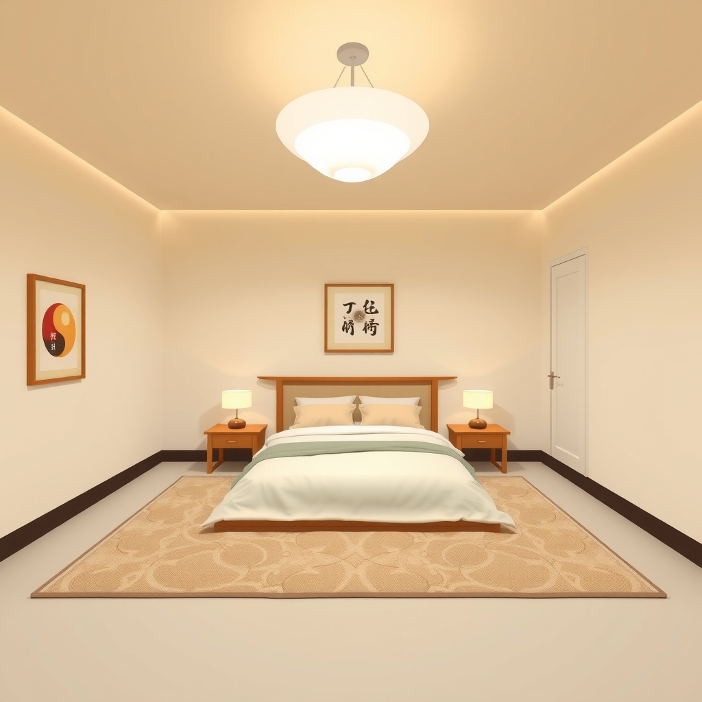 Giường ngủ đặt đúng hướng theo phong thủy Ngũ Hành 
