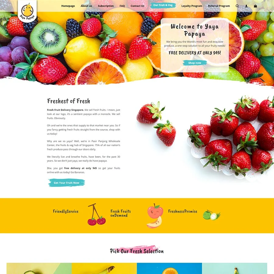 Theme WordPress nông sản 04